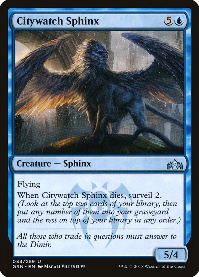 Citywatch Sphinx [Guilds of Ravnica] | Gamer Loot
