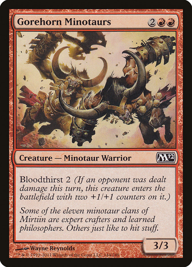 Gorehorn Minotaurs [Magic 2012] | Gamer Loot