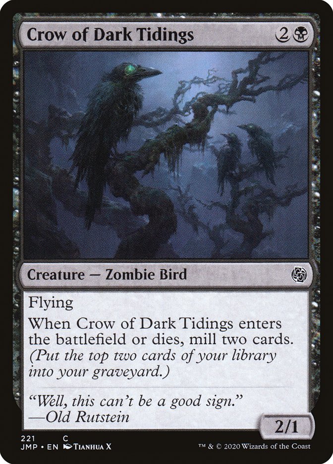 Crow of Dark Tidings [Jumpstart] | Gamer Loot
