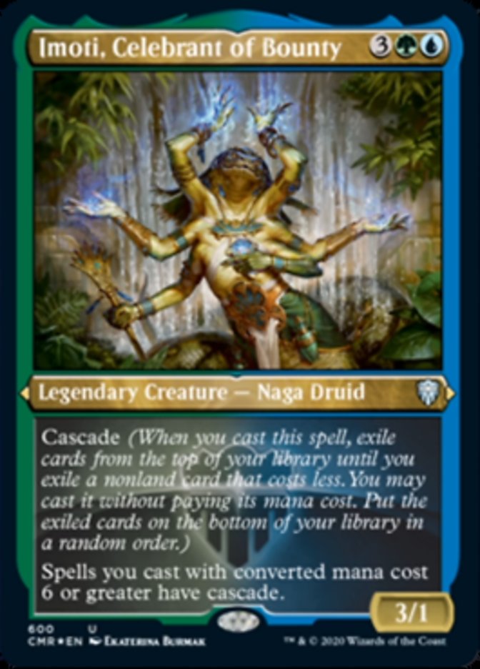 Imoti, Celebrant of Bounty (Etched) [Commander Legends] | Gamer Loot