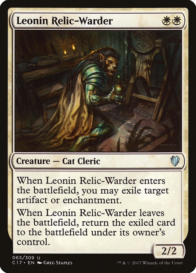 Leonin Relic-Warder [Commander 2017] | Gamer Loot