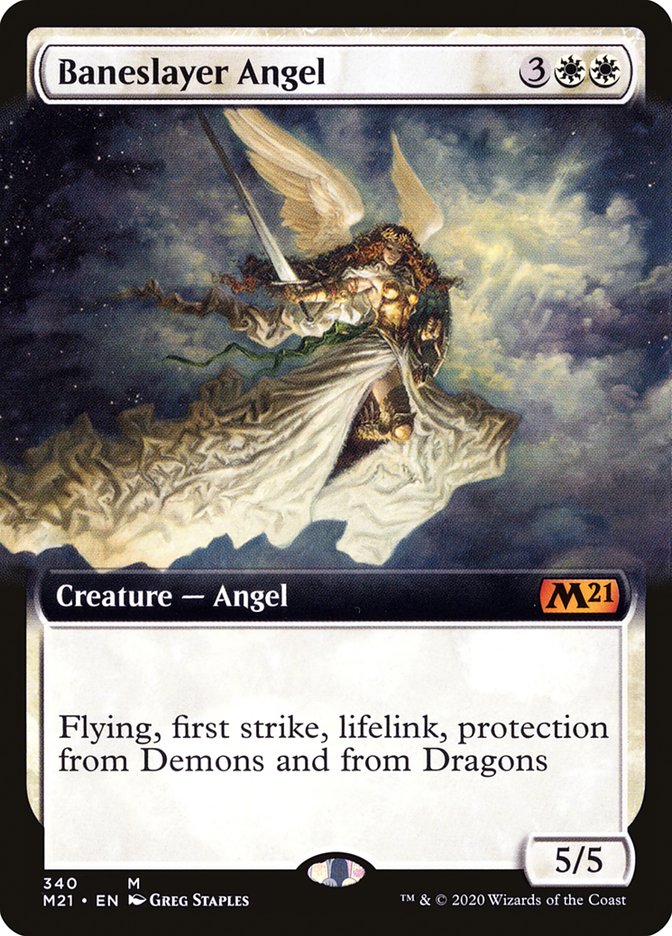 Baneslayer Angel (Extended) [Core Set 2021] | Gamer Loot