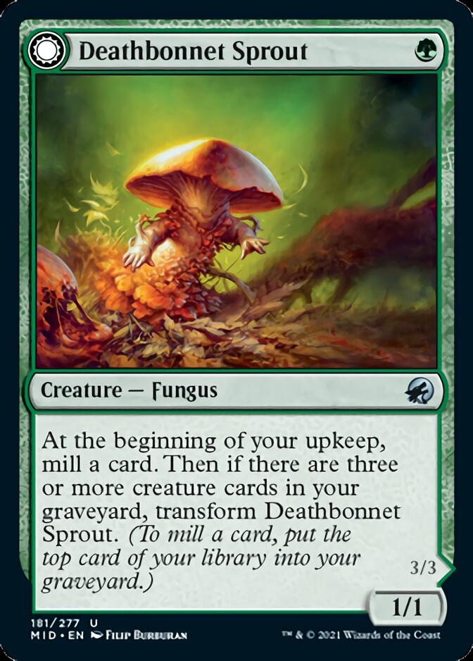 Deathbonnet Sprout // Deathbonnet Hulk [Innistrad: Midnight Hunt] | Gamer Loot