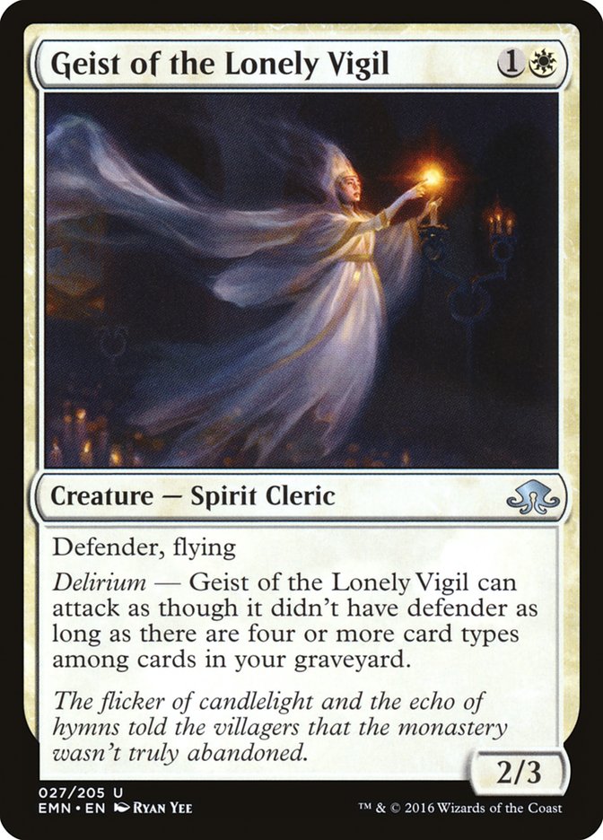 Geist of the Lonely Vigil [Eldritch Moon] | Gamer Loot