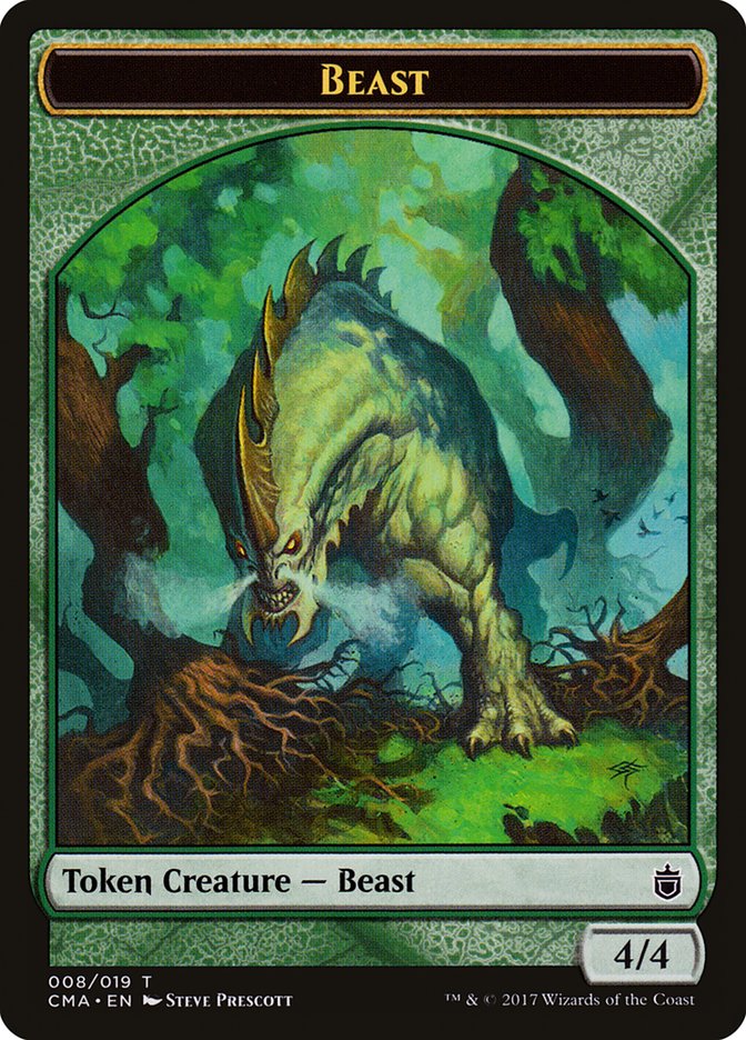 Beast (008/019) [Commander Anthology Tokens] | Gamer Loot