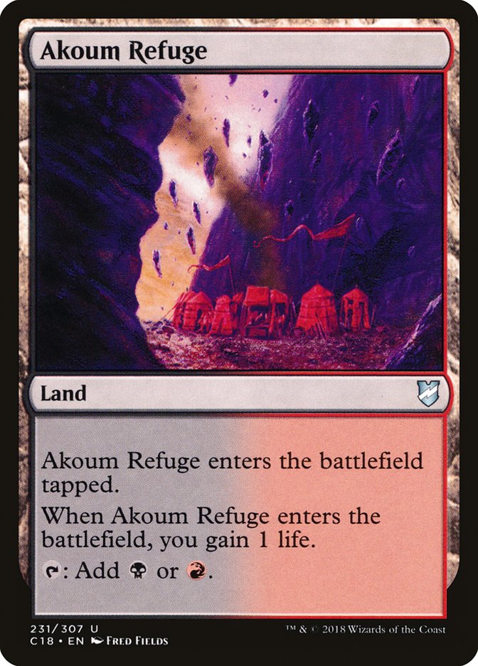 Akoum Refuge [Commander 2018] | Gamer Loot