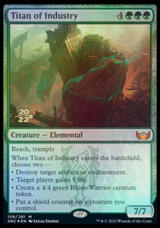 Titan of Industry [Streets of New Capenna Prerelease Promos] | Gamer Loot