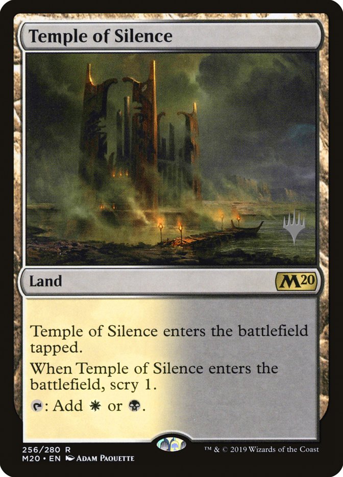 Temple of Silence (Promo Pack) [Core Set 2020 Promos] | Gamer Loot