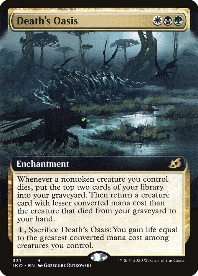 Death's Oasis (Extended Art) [Ikoria: Lair of Behemoths] | Gamer Loot