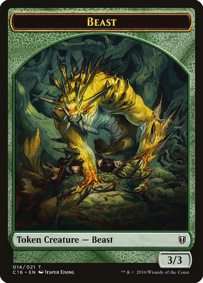 Beast [Commander 2016 Tokens] | Gamer Loot