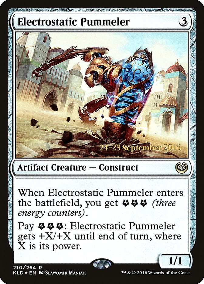 Electrostatic Pummeler  [Kaladesh Prerelease Promos] | Gamer Loot