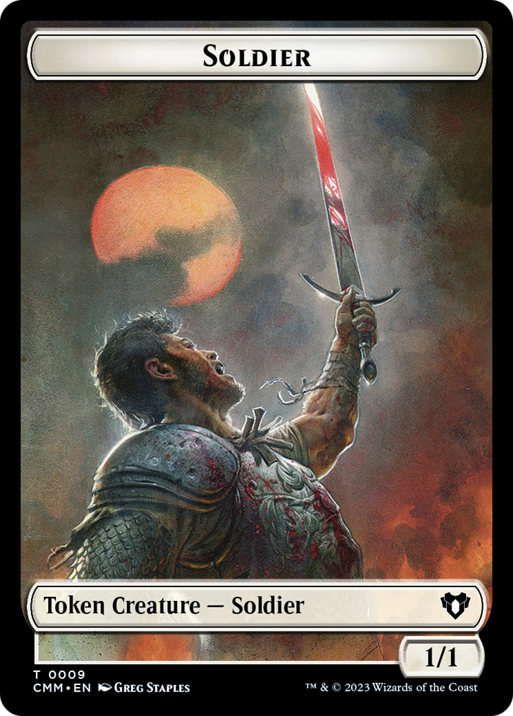 Soldier // Ogre Double-Sided Token [Commander Masters Tokens] | Gamer Loot