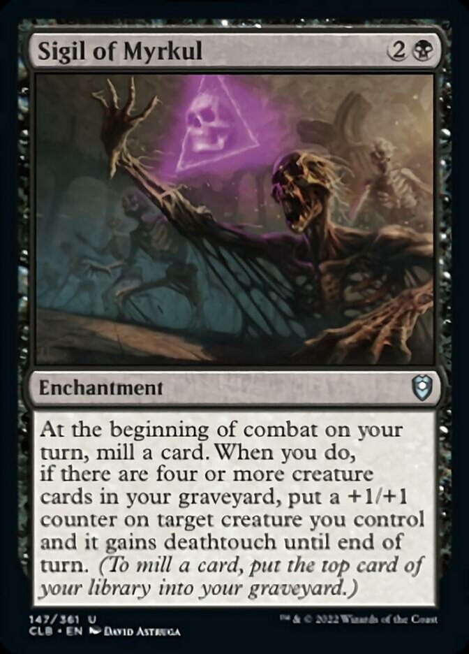 Sigil of Myrkul [Commander Legends: Battle for Baldur's Gate] | Gamer Loot