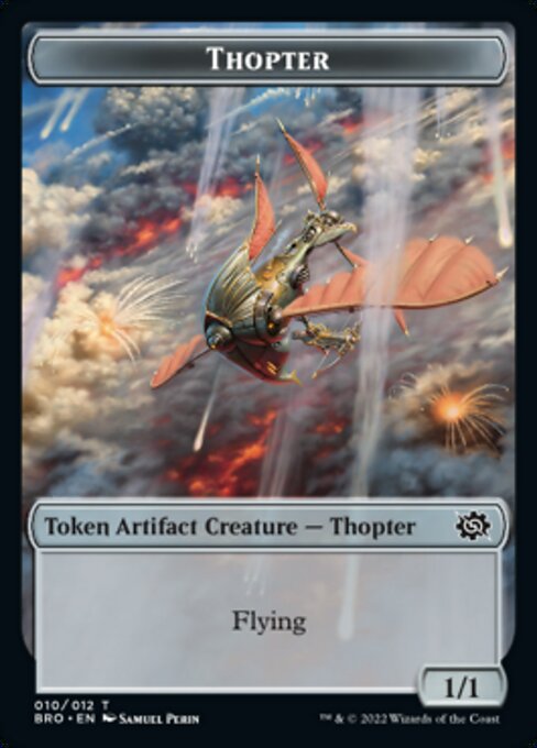 Powerstone // Thopter Double-Sided Token [The Brothers' War Tokens] | Gamer Loot