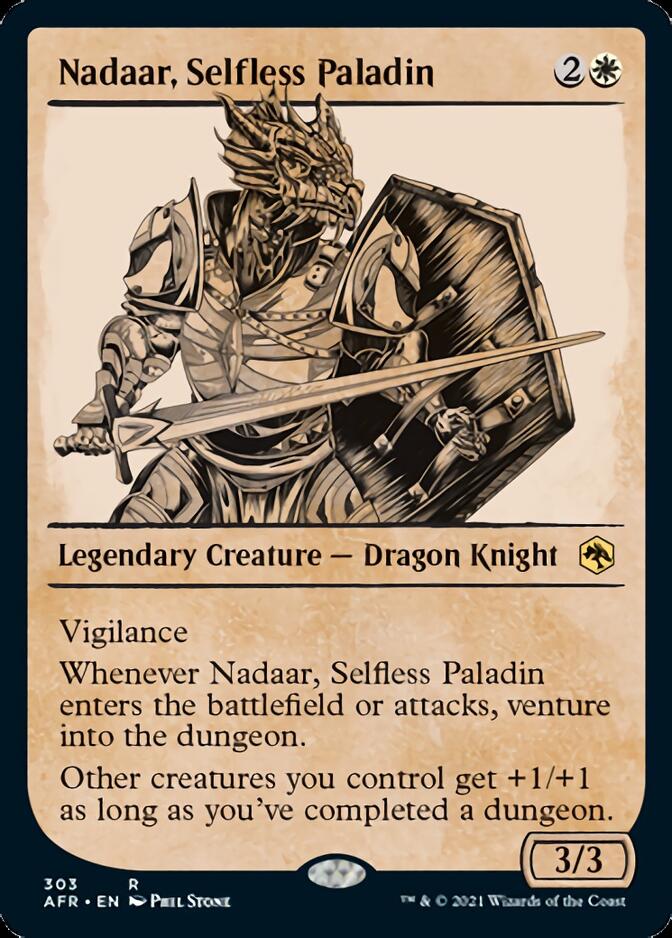 Nadaar, Selfless Paladin (Showcase) [Dungeons & Dragons: Adventures in the Forgotten Realms] | Gamer Loot