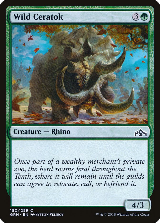 Wild Ceratok [Guilds of Ravnica] | Gamer Loot