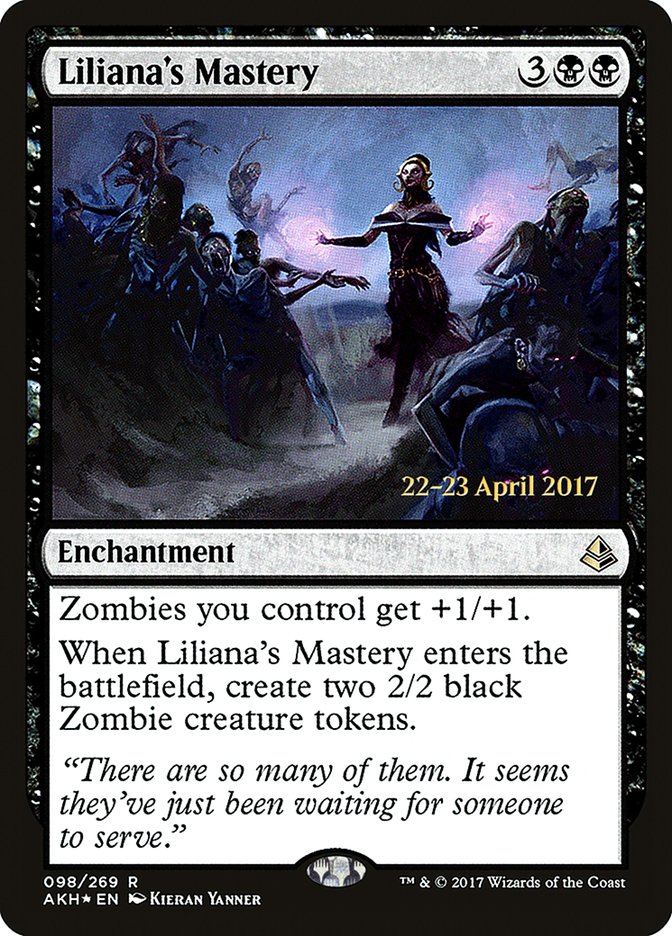 Liliana's Mastery  [Amonkhet Prerelease Promos] | Gamer Loot