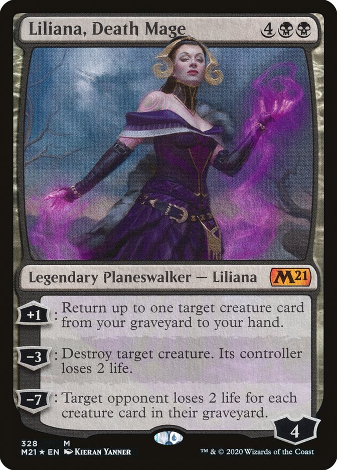 Liliana, Death Mage [Core Set 2021] | Gamer Loot