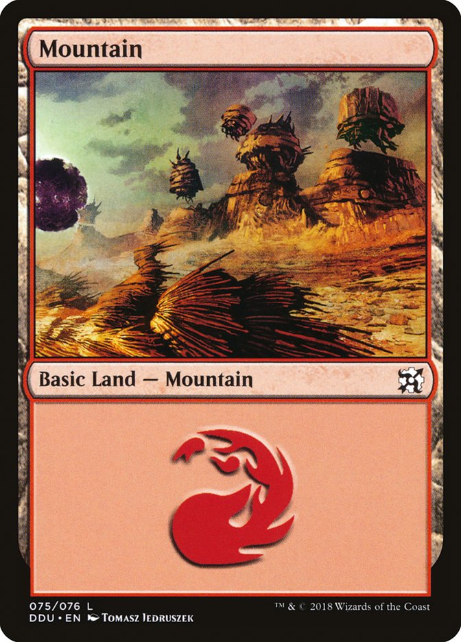 Mountain (75) [Duel Decks: Elves vs. Inventors] | Gamer Loot