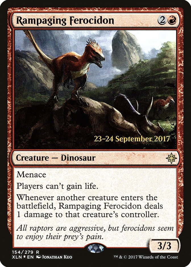 Rampaging Ferocidon  [Ixalan Prerelease Promos] | Gamer Loot