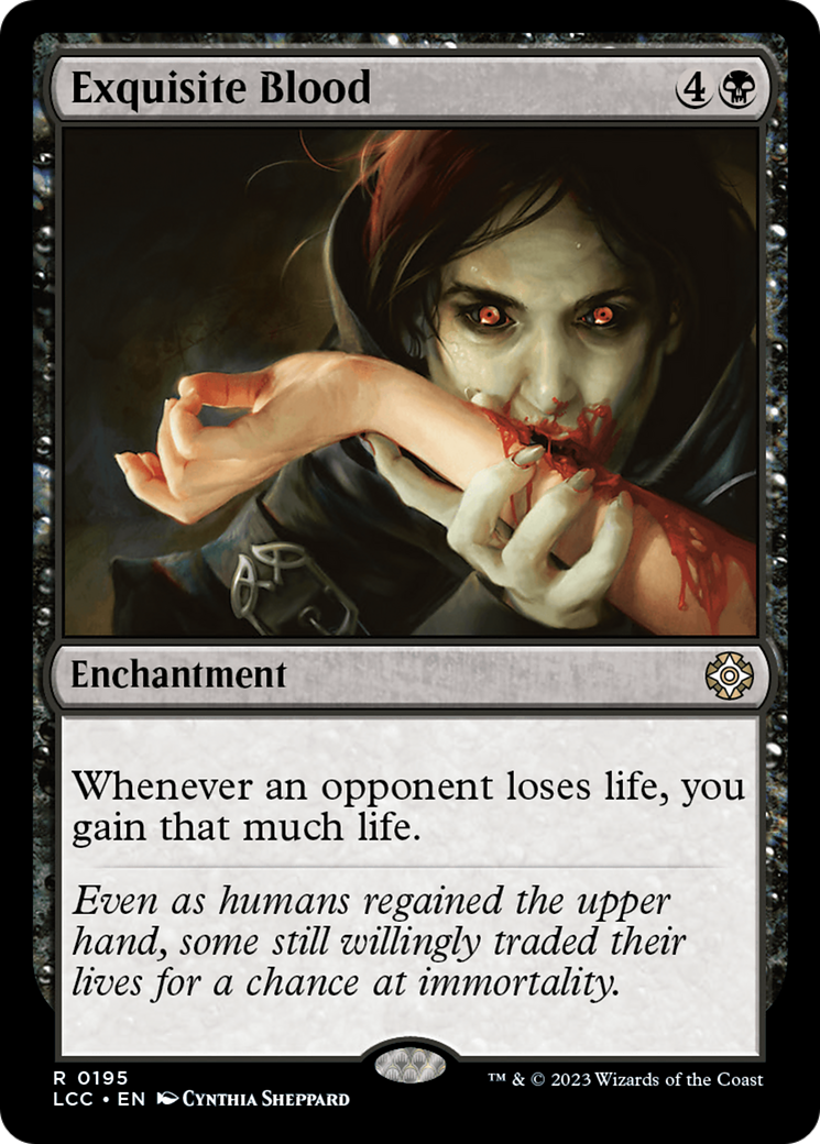 Exquisite Blood [The Lost Caverns of Ixalan Commander] | Gamer Loot