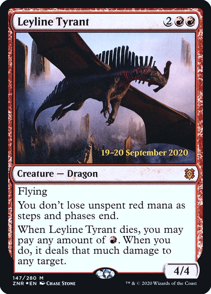 Leyline Tyrant [Zendikar Rising Prerelease Promos] | Gamer Loot