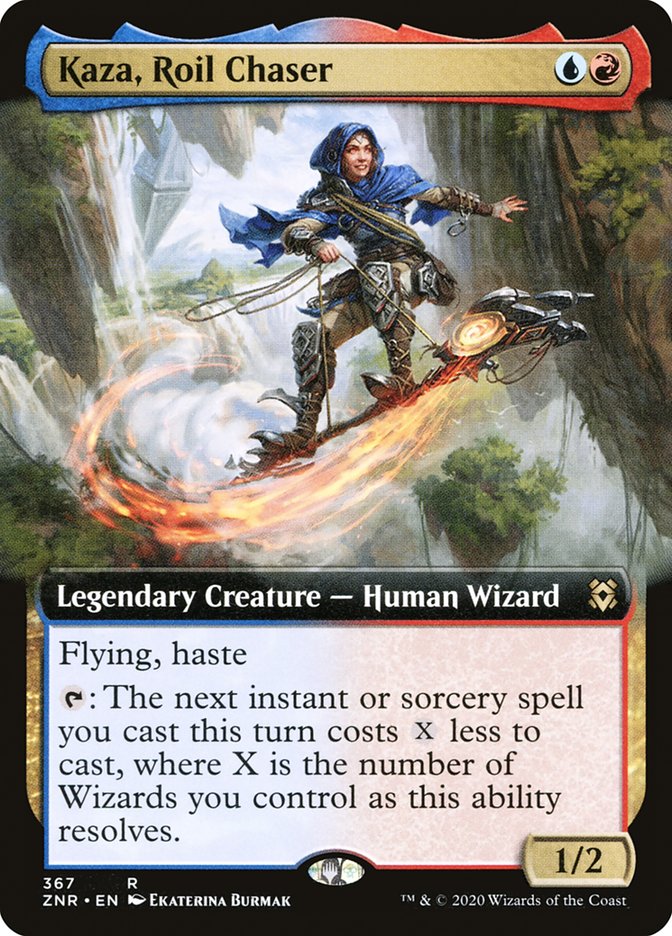 Kaza, Roil Chaser (Extended) [Zendikar Rising] | Gamer Loot