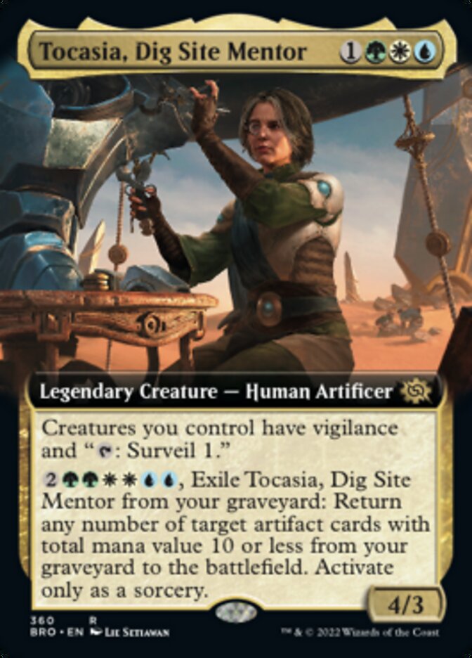 Tocasia, Dig Site Mentor (Extended Art) [The Brothers' War] | Gamer Loot