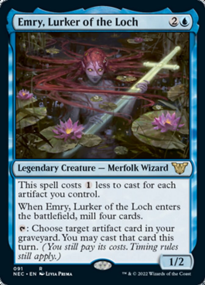 Emry, Lurker of the Loch [Kamigawa: Neon Dynasty Commander] | Gamer Loot