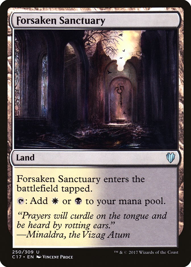 Forsaken Sanctuary [Commander 2017] | Gamer Loot