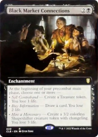 Black Market Connections (Extended Art) [Commander Legends: Battle for Baldur's Gate] | Gamer Loot