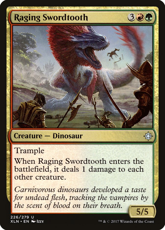 Raging Swordtooth [Ixalan] | Gamer Loot