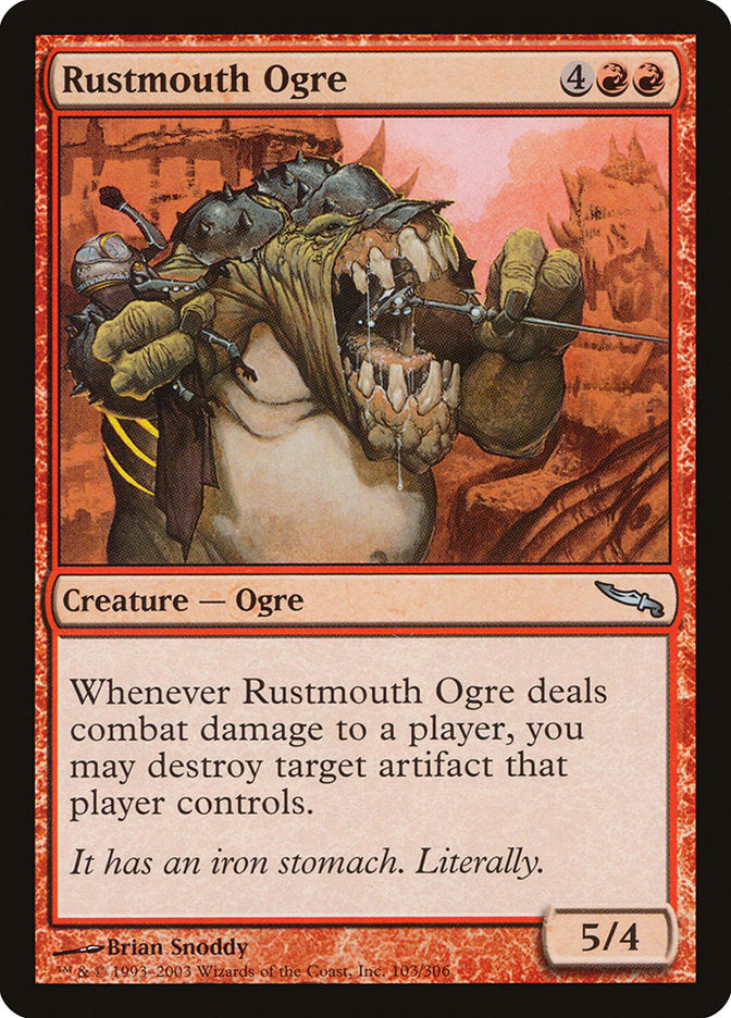 Rustmouth Ogre [Mirrodin] | Gamer Loot