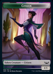 Food // Citizen Double-sided Token [Streets of New Capenna Commander Tokens] | Gamer Loot