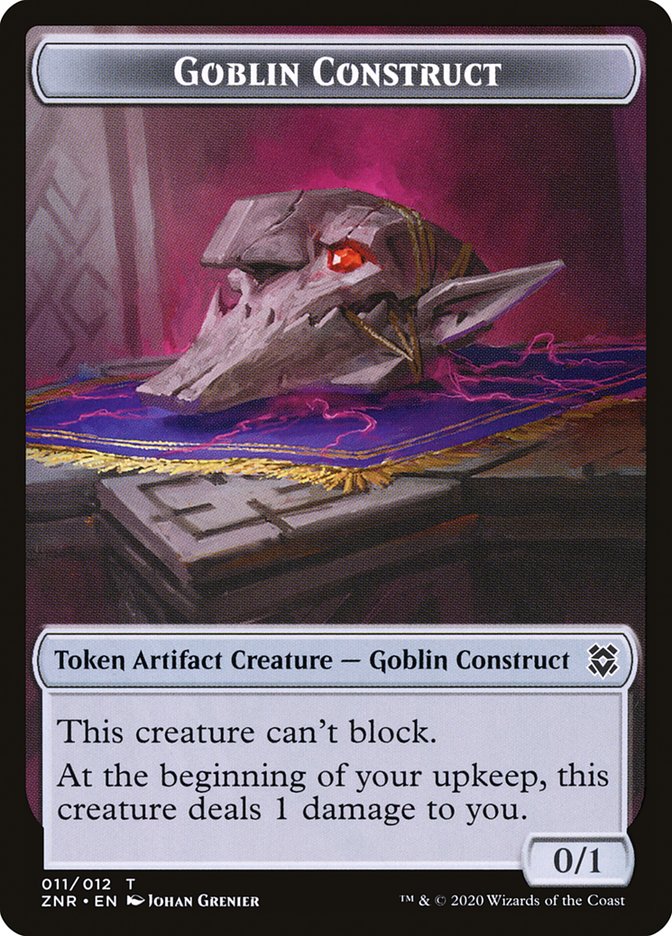 Goblin Construct [Zendikar Rising Tokens] | Gamer Loot