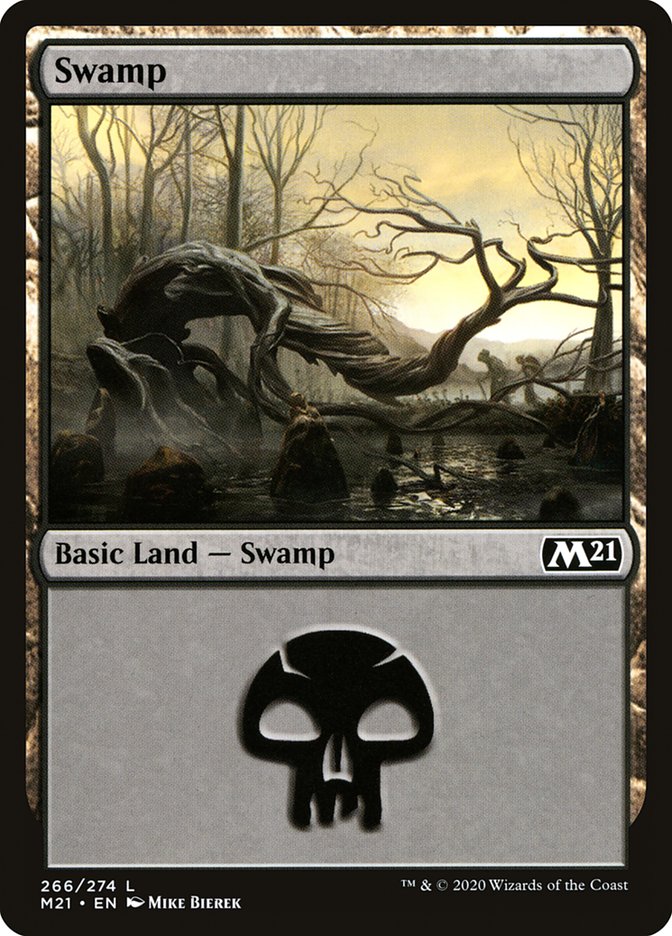Swamp (266) [Core Set 2021] | Gamer Loot