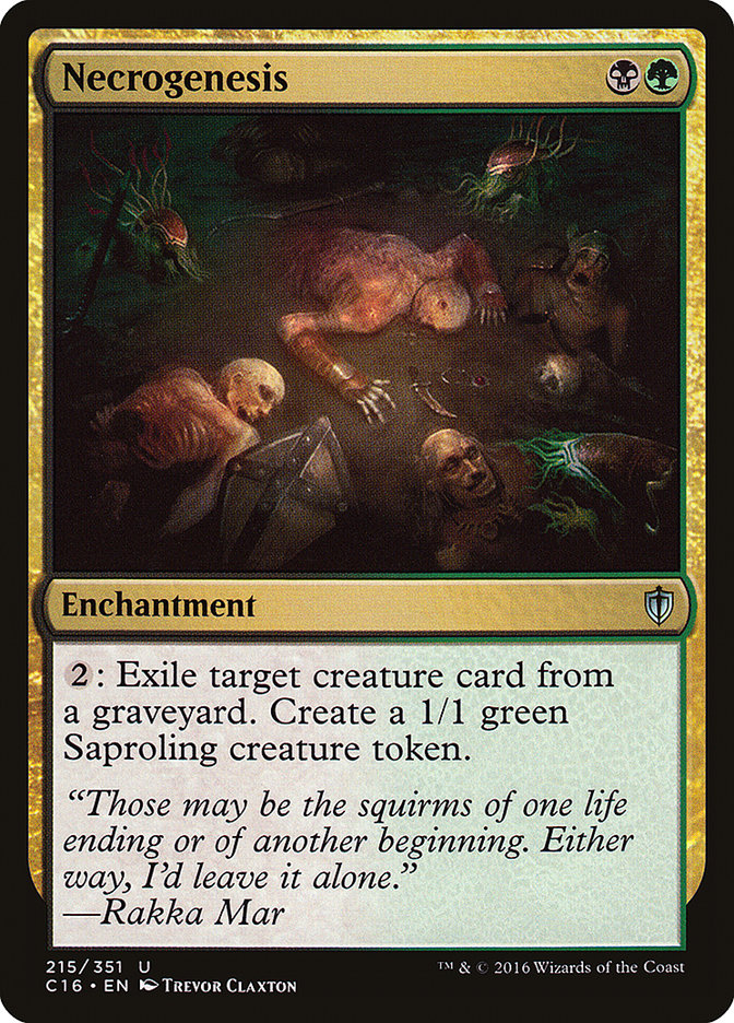 Necrogenesis [Commander 2016] | Gamer Loot