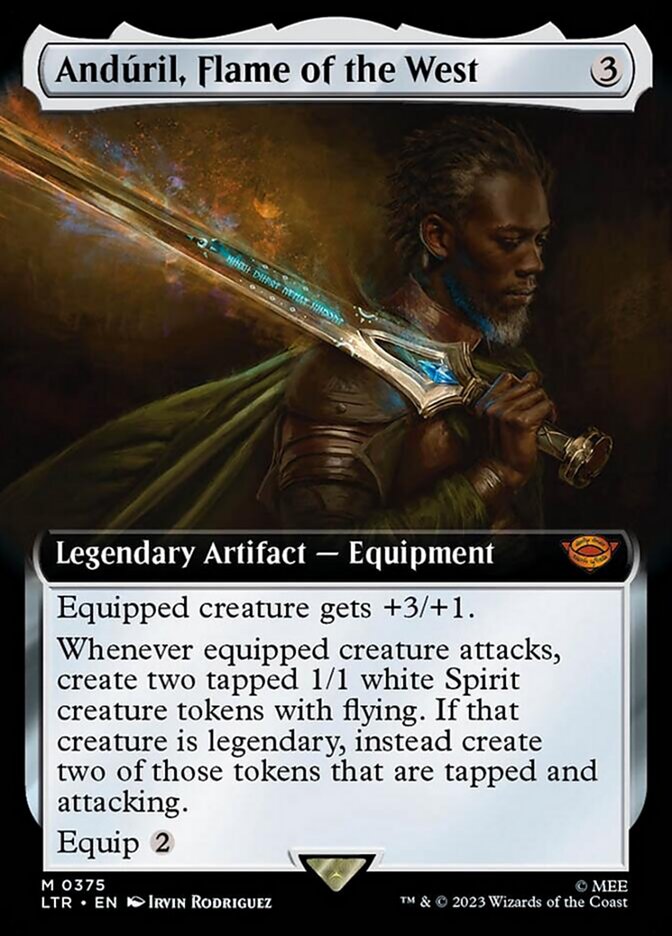 Anduril, Flame of the West (Extended Art) [The Lord of the Rings: Tales of Middle-Earth] | Gamer Loot