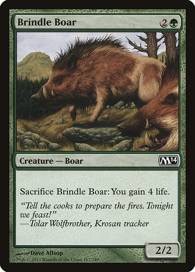 Brindle Boar [Magic 2014] | Gamer Loot