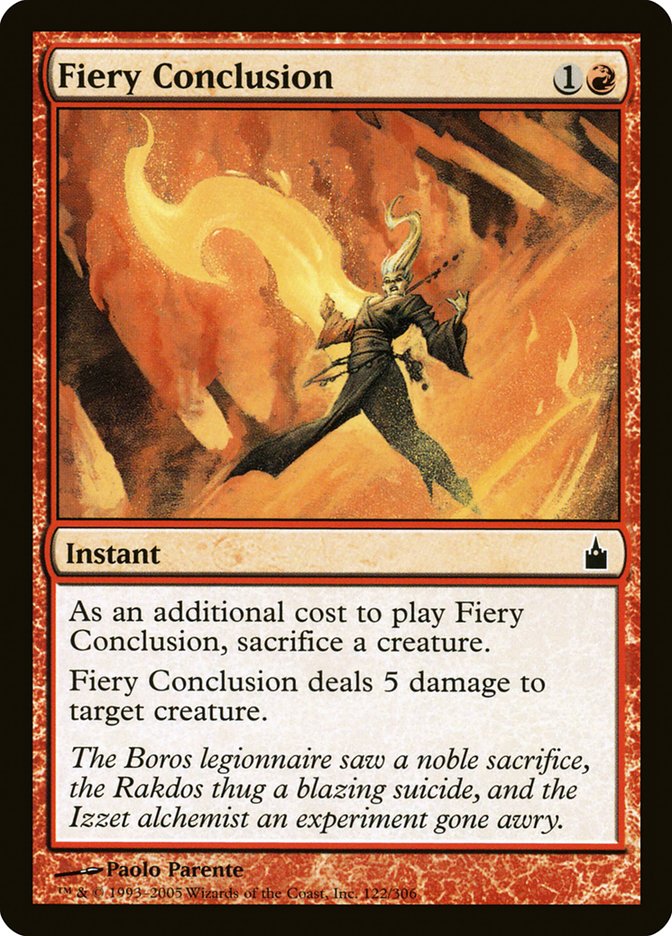 Fiery Conclusion [Ravnica: City of Guilds] | Gamer Loot