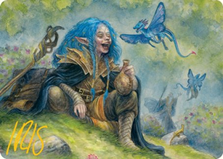 Feywild Trickster Art Card (Gold-Stamped Signature) [Dungeons & Dragons: Adventures in the Forgotten Realms Art Series] | Gamer Loot