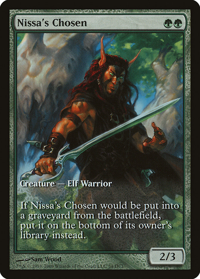 Nissa's Chosen (Game Day) (Extended) [Zendikar Promos] | Gamer Loot