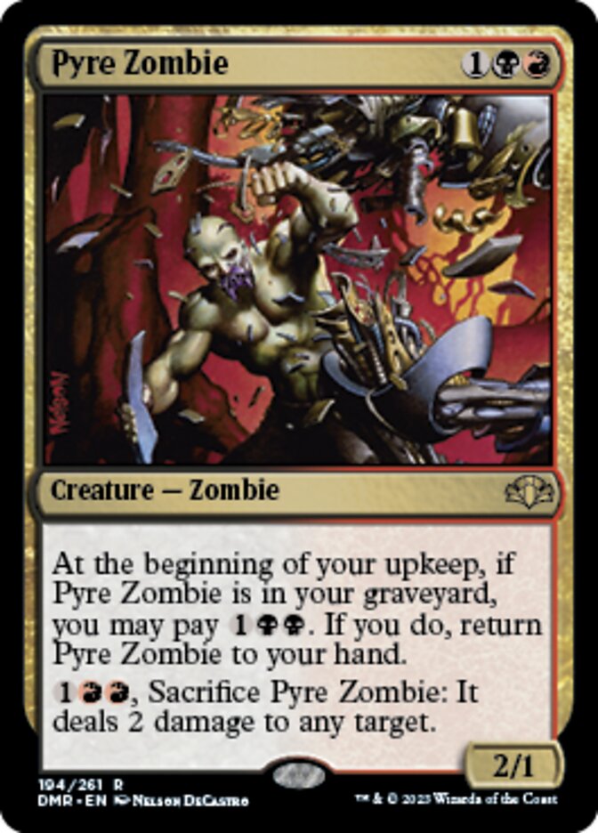 Pyre Zombie [Dominaria Remastered] | Gamer Loot