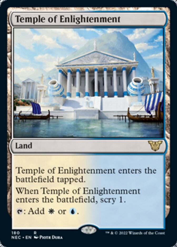 Temple of Enlightenment [Kamigawa: Neon Dynasty Commander] | Gamer Loot