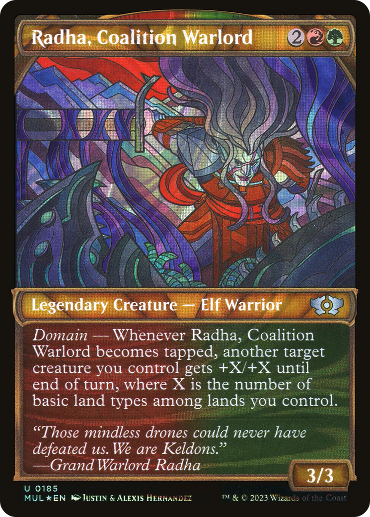Radha, Coalition Warlord (Halo Foil) [Multiverse Legends] | Gamer Loot