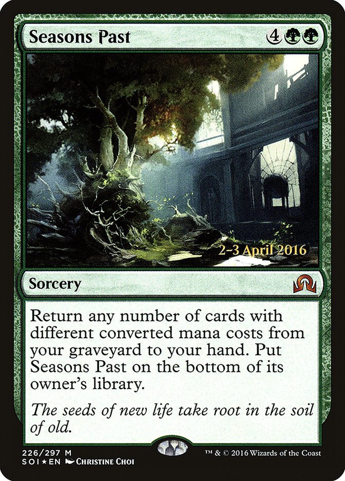 Seasons Past [Shadows over Innistrad Prerelease Promos] | Gamer Loot