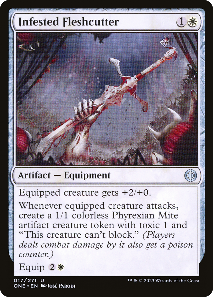 Infested Fleshcutter [Phyrexia: All Will Be One] | Gamer Loot