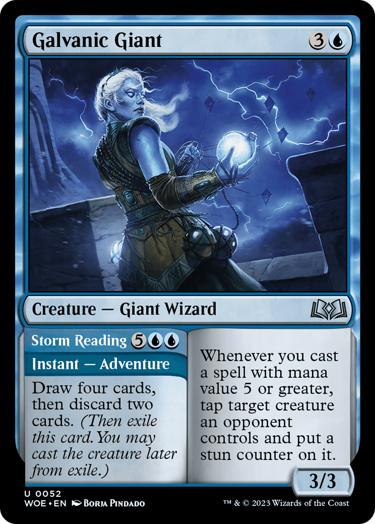 Galvanic Giant // Storm Reading [Wilds of Eldraine] | Gamer Loot