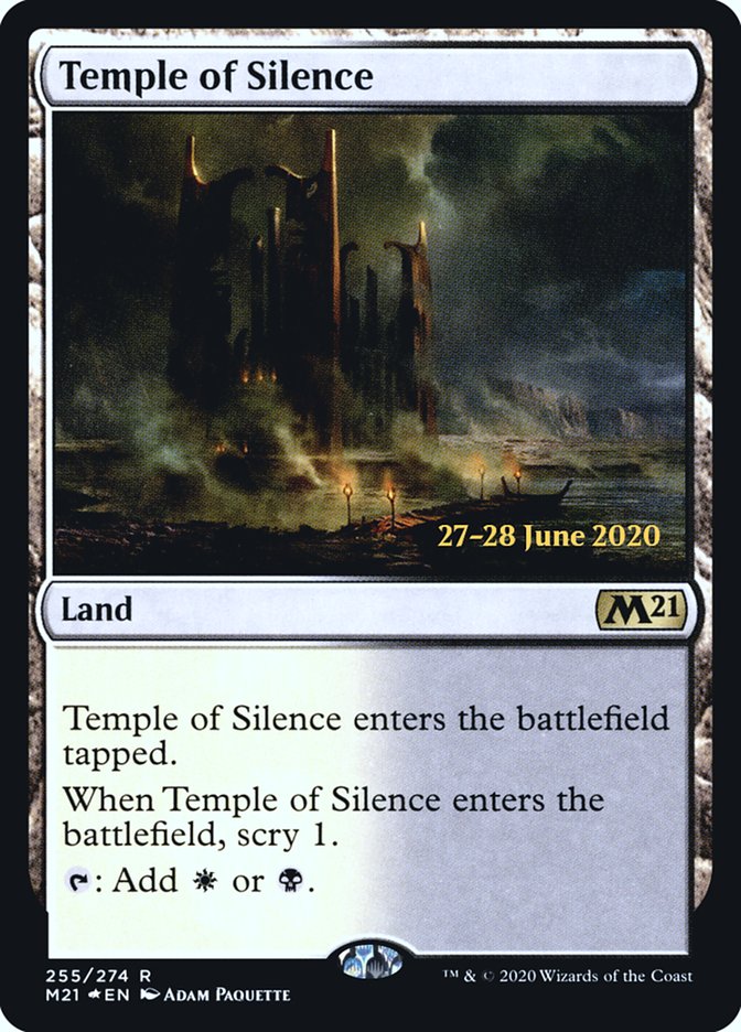 Temple of Silence  [Core Set 2021 Prerelease Promos] | Gamer Loot