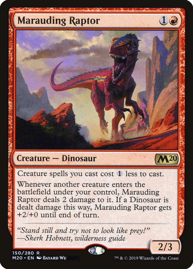 Marauding Raptor [Core Set 2020] | Gamer Loot